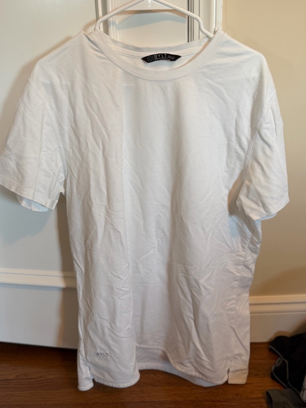 BYLT Basics White Short Sleeve Crew Tee